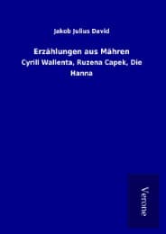 Cover von Erzählungen aus Mähren