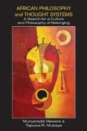 Cover von African Philosophy and Thought Systems