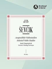 Cover von Ausgewählte Violinstudien I