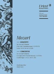 Cover von Konzerte für Horn und Orchester, Studienpartitur