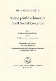 Cover von Kleine geistliche Konzerte/Small Sacred Concertos