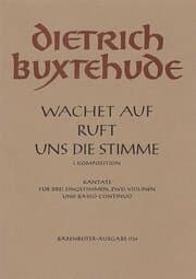 Cover von Wachet auf, ruft uns die Stimme BuxWV 101