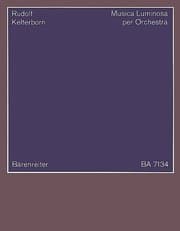 Cover von Musica luminosa per orchestra