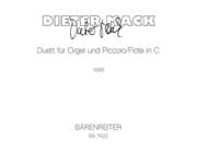 Cover von Duett für Orgel und Piccolo/Flöte in C