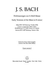 Cover von Frühfassungen zur h-Moll Messe BWV 232