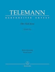 Cover von Der Tod Jesu TVWV 5:6 für Solisten, gemischten Chor und Orchester