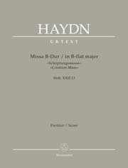 Cover von Missa B-Dur Hob. XXII:13 'Schöpfungsmesse'