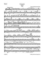 Cover von Konzert für Violine und Orchester e-Moll op. 64
