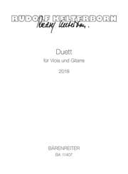 Cover von Duett für Viola und Gitarre