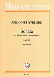 Cover von Sonata per il Contrabasso e Viola obligato