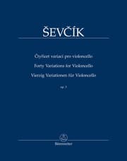 Cover von Vierzig Variationen op. 3 für Violoncello