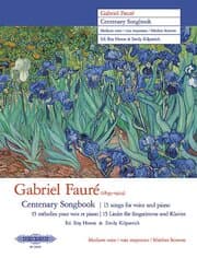 Cover von Gabriel Fauré Centenary Songbook (Medium Voice)