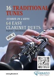 Cover von 16 Traditional Tunes - 64 easy Clarinet duets (Vol.2)