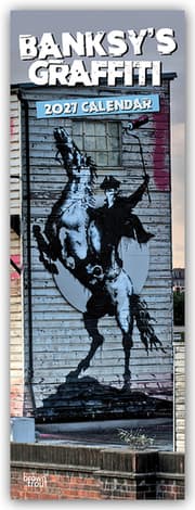 Cover von Banksy's Graffiti 2027 - Slimline-Kalender