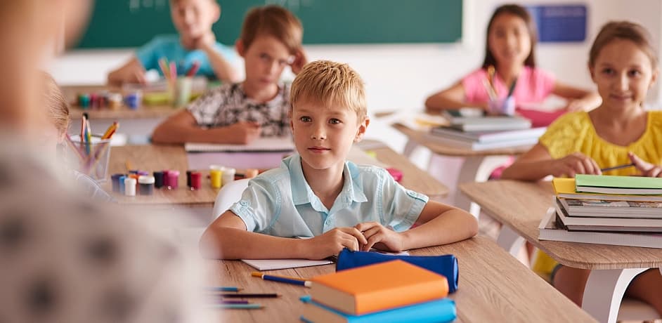 Foto einer Grundschulklasse