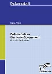 Cover von Datenschutz im Electronic Government