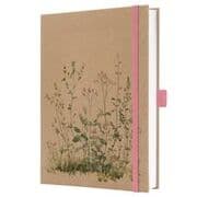 Cover of Notizbuch Jolie A5 Pure Glade braun, grün, rosa
