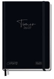 Cover von Häfft-Timer Campus A5 - Studentenkalender Black Edition 2026/2027