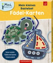 Cover von Mein kleines Bastelset: Fädel-Karten Schildkröte/Boot