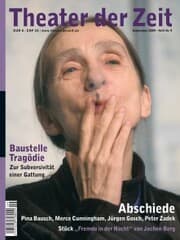 Cover von Theater der Zeit - 01. September 2009