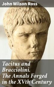 Cover von Tacitus and Bracciolini. The Annals Forged in the XVth Century