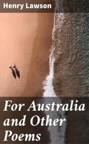 Cover von For Australia and Other Poems