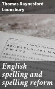 Cover von English spelling and spelling reform