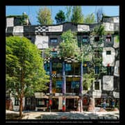 Cover von Hundertwasser Puzzle mit Grußkarte