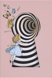 Cover von Notizbuch Alice in Wunderland