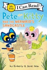 Cover von Pete the Kitty and the Mermaid's Sandcastle