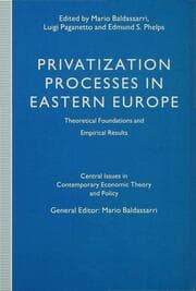 Cover von Privatization Processes in Eastern Europe