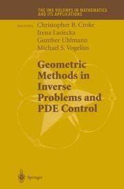 Cover von Geometric Methods in Inverse Problems and PDE Control