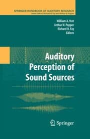 Cover von Auditory Perception of Sound Sources