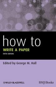 Cover von How To Write a Paper