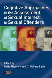 Cover von Cognitive Approaches to the Assessment of Sexual Interest in Sexual Offenders