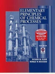 Cover von Elementary Principles of Chemical Processes
