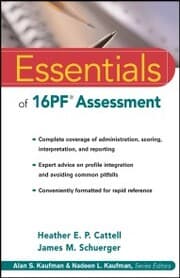 Cover von Essentials of 16PF Assessment