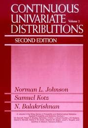 Cover von Continuous Univariate Distributions