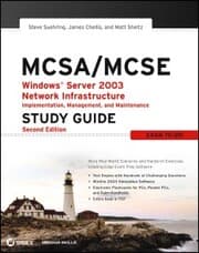 Cover von MCSA / MCSE: Windows Server 2003 Network Infrastructure Implementation, Management, and Maintenance Study Guide