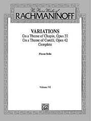 Cover von The Piano Works of Rachmaninoff, Volume VI