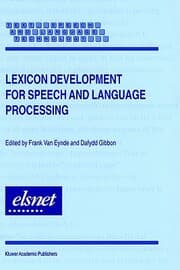 Cover von Lexicon Development for Speech and Language Processing