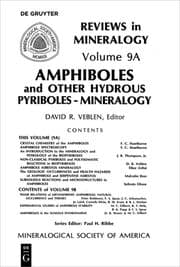 Cover von Amphiboles and Other Hydrous Pyriboles