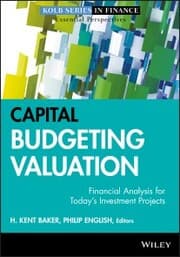 Cover von Capital Budgeting Valuation