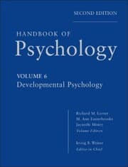 Cover von Handbook of Psychology, Developmental Psychology