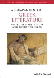 Cover von A Companion to Greek Literature