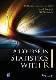 Cover von A Course in Statistics with R