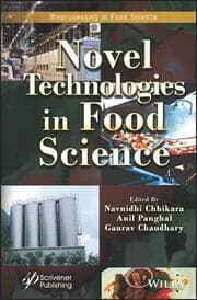 Cover von Novel Technologies in Food Science