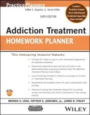 Cover von Addiction Treatment Homework Planner