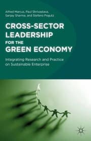 Cover von Cross-Sector Leadership for the Green Economy
