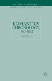 Cover von A Romantics Chronology, 1780-1832